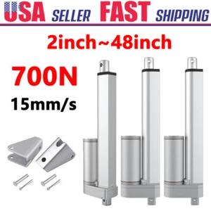Actuador Lineal 12V Resistente 28" 32" 36" 40" 48" 700N 157lbs Velocidad Rápida 15mm/s - Imagen 1 de 27
