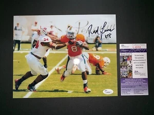 DUKE JOHNSON MIAMI HURRICANES SIGNED 8X10 PHOTO W/JSA COA L49354 - Picture 1 of 1