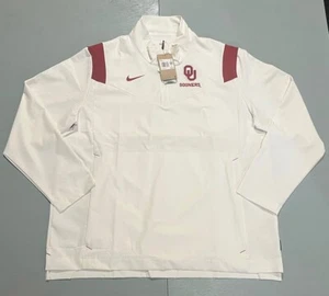 OU Oklahoma Sooners Nike Dri-Fit Coaches Giacca da Uomo 2XL Vendita al Vendita $85 - Foto 1 di 5
