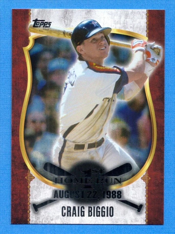 2015 Topps Update First Home Run White #FHR4 Craig Biggio Astros - Image 1 of 1