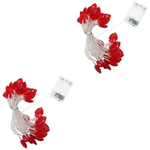 2 PZ Luci San Valentino Amore Catena Luminosa Decorazione Matrimonio - Foto 1 di 12