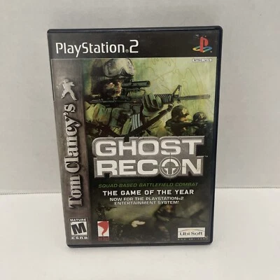 Tom Clancy's Ghost Recon (Sony PlayStation 2, 2002). CIB. Box Has Wearing. - Image 1 of 4