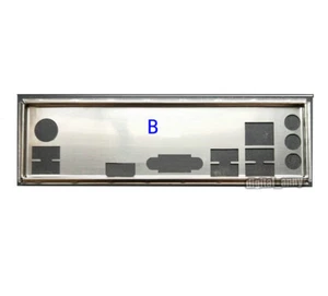 OEM I/O Shield For Elite b75h2-m3 Rear Baffle Motherboard Backplate IO - Bild 1 von 4