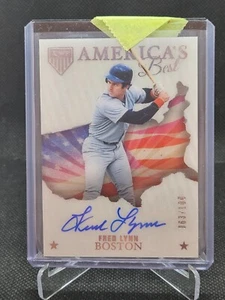 2023 Panini Boys of Summer "Americas Best" Auto 063/100 Boston Fred Lynn - Picture 1 of 2