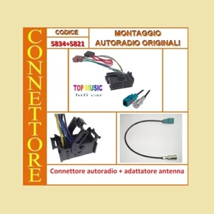 LANCIA Ypsilon dal 2016 Uconnect CONNETTORI MONTAGGIO AUTORADIO ORIGINALE LANCIA - Foto 1 di 9