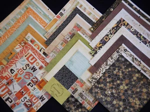 12X12 Scrapbook Paper Cardstock DCWV Treasures Antique Ephemera Photoreal 24 Lot - Picture 1 of 10