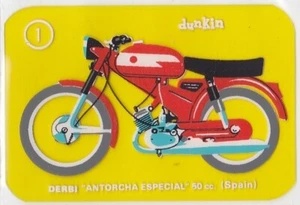 Vintage Derbi Antorcha Especial 50cc Motorcycle Trading Card #01 - Picture 1 of 1