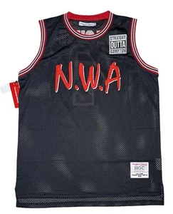 ICE CUBE N.W.A Headgear Classics Herren Gr. 2XL Basketball Schwarz Trikot Neu mit Etikett - Bild 1 von 2