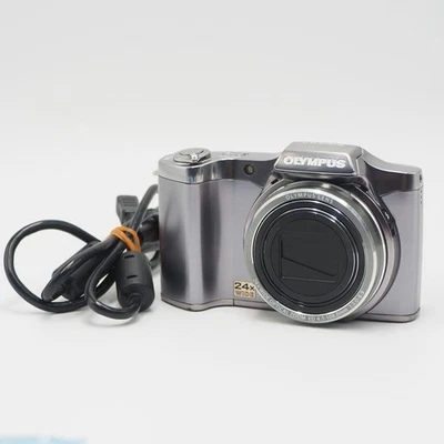 Olympus SZ-14 Black 14MP Compact Digital Camera 24x Zoom Tested from Japan - Image 1 of 4