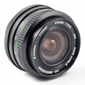 Vivitar 28mm f2.8 MC Wide Prime Lens - Minolta MD Mount X-300 X-700 - Excellent - Picture 1 of 8