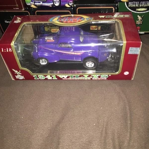 Road Legends 1941 Willys Competition Coupe Hot Rod purple 1:18 Scale Die Cast - Picture 1 of 7