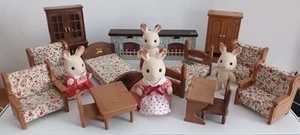 Meubles Vintage Maple Town Story Les Petits Malins Sylvanian Families 1986 - Imagen 1 de 5