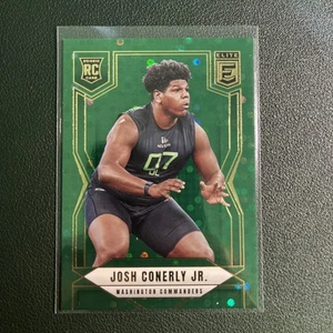 2025 Panini Donruss Elite Josh Conerly Jr. Green Disco #183 Commanders - Bild 1 von 2
