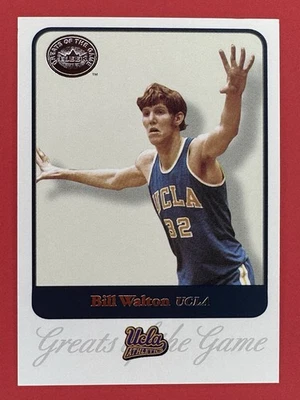 BILL WALTON 2001 Fleer Greats Of The Game UCLA Athletics pre-ROOKIE CARD - Image 1 of 2