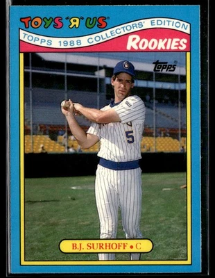 1988 Topps Toys "R" Us Rookies #31 B.J. Surhoff Baseball Card 0501A - Image 1 of 2