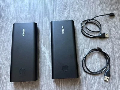 (2) Anker PowerCore+ 26800 Power Bank - Black | A1374 - Image 1 of 4