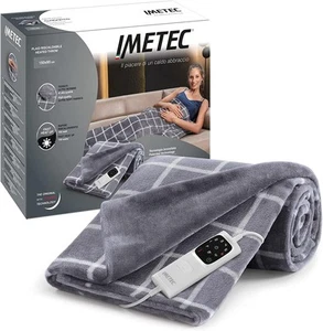 Imetec caldoplaid velvet square plaid riscaldabile, morbida coperta elettrica .. - Afbeelding 1 van 1