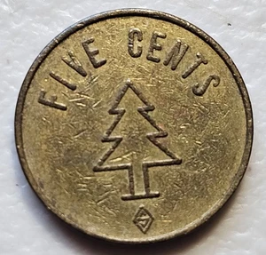 TSN Officer's Open Mess 5 Cents US Military Club Token - Picture 1 of 2