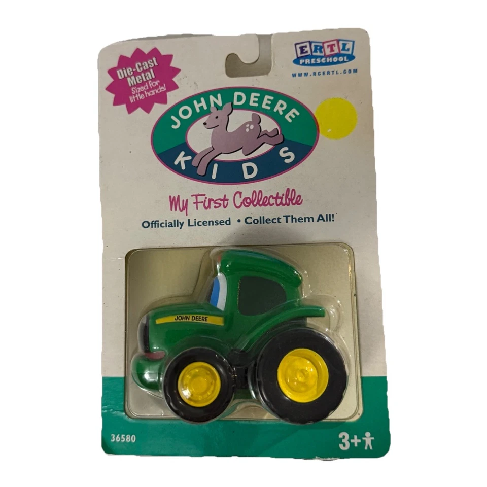 Juguete fundido a presión John Deere Kids Johnny Tractor 36580 2001 de colección NUEVO sellado ERTL Foto 1 de 4