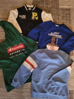 Kleiderpaket Junge, 3x Pullis, 1× Langarmsweatshirt, 4x Oberteile - Bild 1 von 4