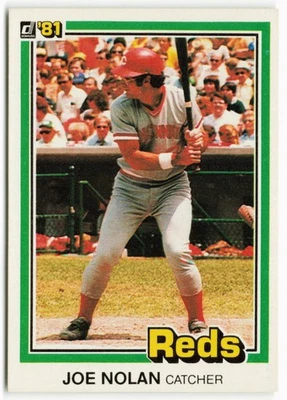 1981 Joe Nolan Donruss - Cincinnati Reds - Image 1 of 2