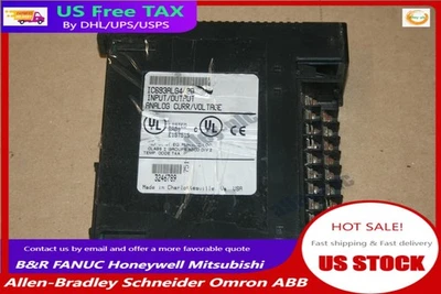 GE Fanuc IC693ALG442B PLC Analog Curr/Voltage Input/Output Module with terminals - Image 1 of 4