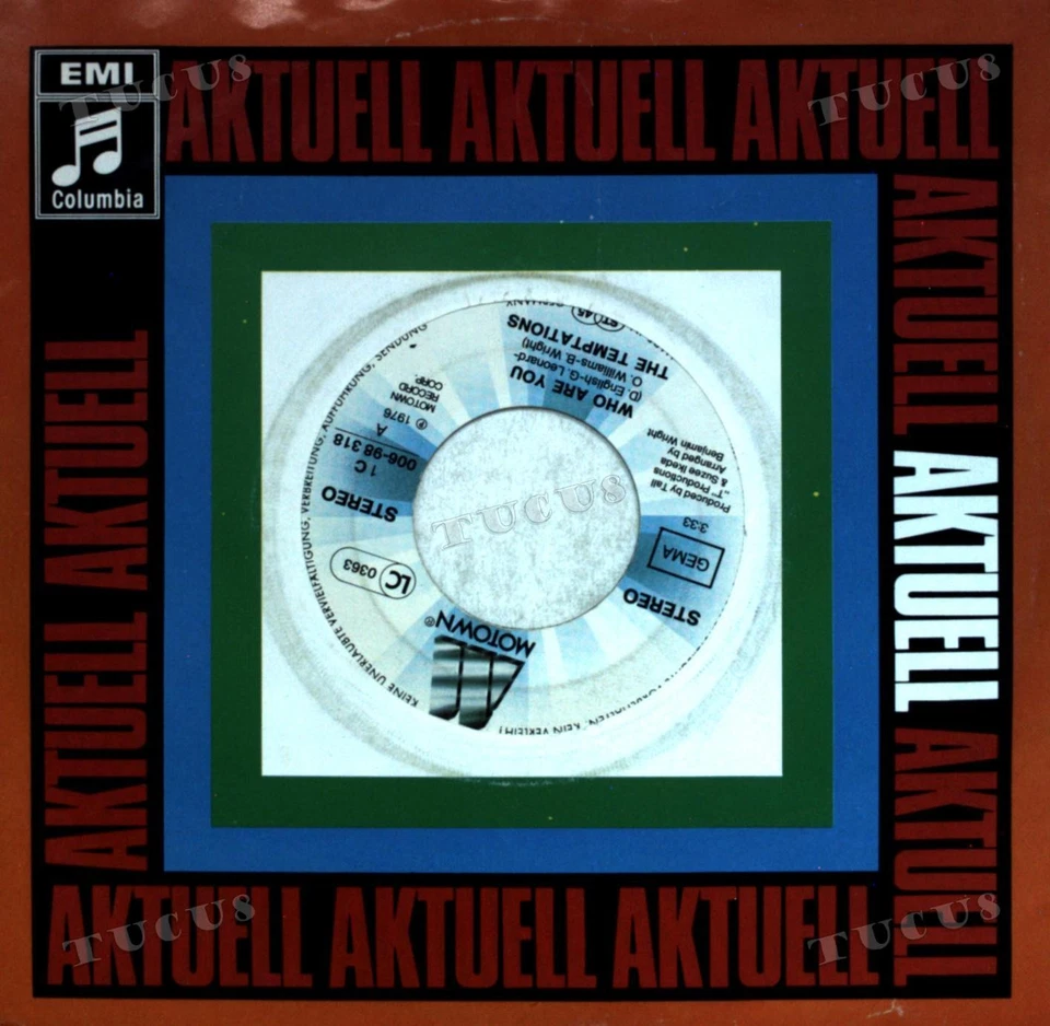 The Temptations - Who Are You 7" (VG+) '* - Image 1 of 1