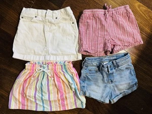 Little Girls Size 5 Name Brand Bottoms Lot (2 Shorts, 1 Skirt, 1 Skirt) - Picture 1 of 9