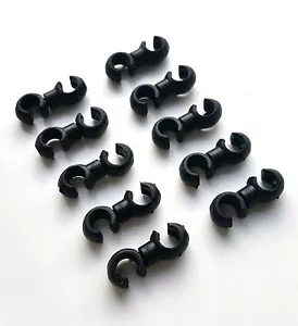 10 x JAGWIRE Rotating Bike Brake Gear Cable Protection Tidy Clip Cross Guide S - Picture 1 of 4