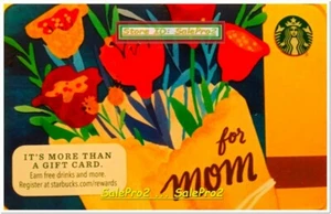 STARBUCKS COFFEE 2015 USA MOTHER'S DAY FLOWERS FOR MOM US COLLECTIBLE GIFT CARD - Picture 1 of 2