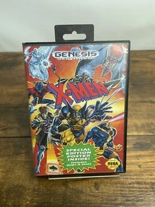 X-Men For Sega Genesis Game, In Box, No Poster, Tested, Good Condition - Picture 1 of 5