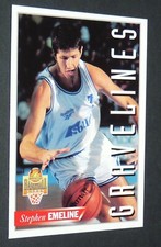 N°32 STEPHEN EMELINE BCM GRAVELINES BASKETBALL 1995 BASKETBALL FRANCE PANINI CARD