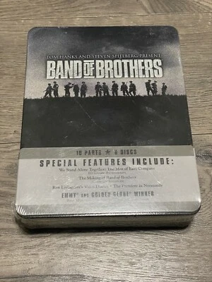 Band Of Brothers Complete HBO Series DVD Metal Tin Box Set 10 Parts 6 Discs New Foto 1 de 4