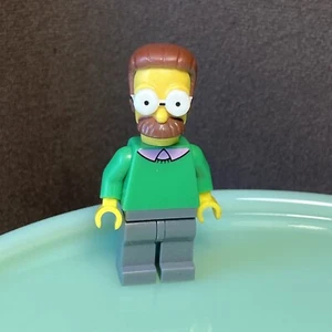 LEGO The Simpsons NED FLANDERS Minifigure Toy 2" Mini Figure Series 1 #71005 - Picture 1 of 4