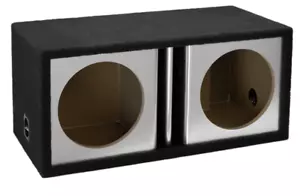 Subwoofer Box gebürstetes Aluminium - 10" Dual belüftetes gebürstetes Aluminium - Bild 1 von 1