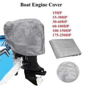15-250HP 210D Waterproof Yacht Half Outboard Motor Marine Engine Boat Cover - Bild 1 von 6