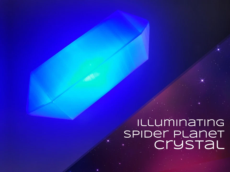 Spider Saphire Crystal -  Great For 3rd Doctor Who Prop Cosplay Or Display - Image 1 of 4