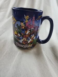 Walt Disney World All Characters Disney Parks Blue Mug Blue Handle Pixar  Mickey - Picture 1 of 6