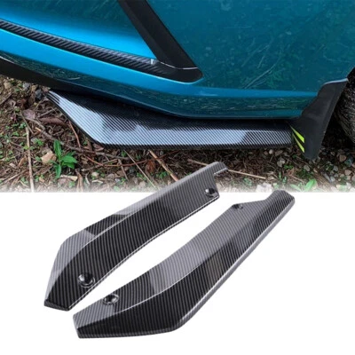 Difusor divisor de parachoques trasero de fibra de carbono Canard para Hyundai Elantra GT 2013-20 Foto 1 de 4