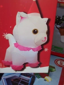 5 Fuß WEIHNACHTEN NIEDLICHES KÄTZCHEN NEU - Bild 1 von 1