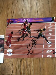 Jamaica Usain Bolt Signed Autographed Olympics 8x10 Photo W/JSA COA