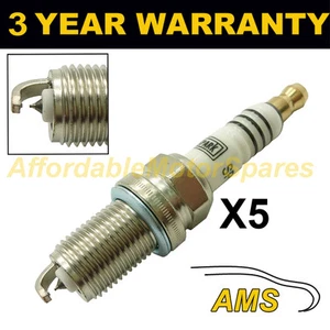 5X IRIDIUM TIP SPARK PLUGS FOR AUDI COUPE S2 QUATTRO 1990-1996 - Picture 1 of 1