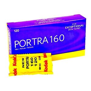 1 x Roll KODAK PORTRA 160 Color Neg film--120 MEDIUM FORMAT--expiry: 05/2022