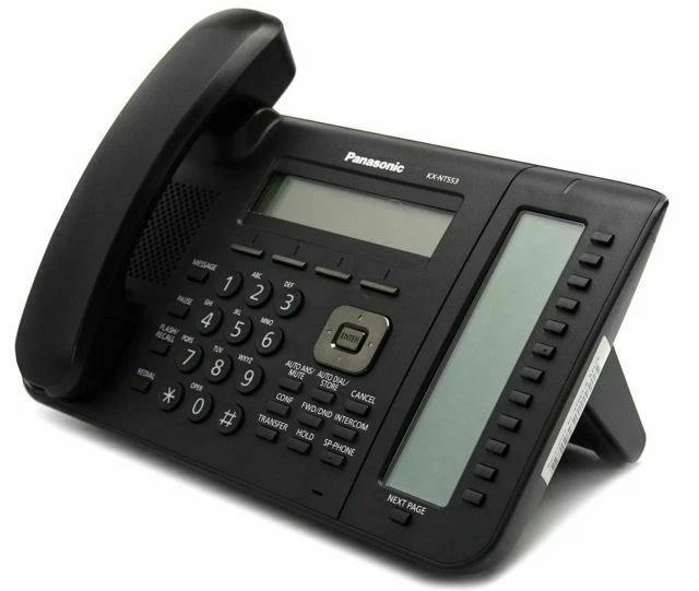 Panasonic KX-NT553 3-Line Backlit LCD IP Phone - Image 1 of 1