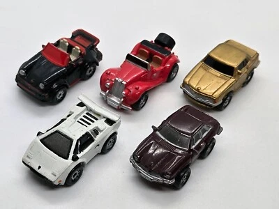 Micro Machines 1988 #5 EUROPEAN Collection Jaguar Porsche White Lamborghini MG - Image 1 of 4