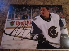 TYSON BARRIE AUTOGRAPHED 8X10 MATTE PHOTO COLORADO AVALANCHE KELOWNA ROCKETS (C)