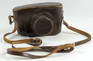 Nikon Nippon Kogaku Brown Leather Case Rangefinder Camera - Picture 1 of 5