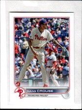 2022 Topps Mini Hans Crouse RC ROOKIE  #642 Phillies