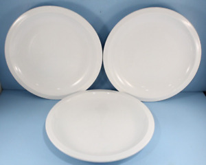 Pottery Barn Heavy White Dinner Plates * Set of 3 *  V. NICE 10 1/4" Restaurant?