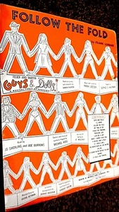 FOLLOW THE FOLD: THEME FROM THE MUSICAL 'GUYS & DOLLS' (SHEET MUSIC) - Picture 1 of 1